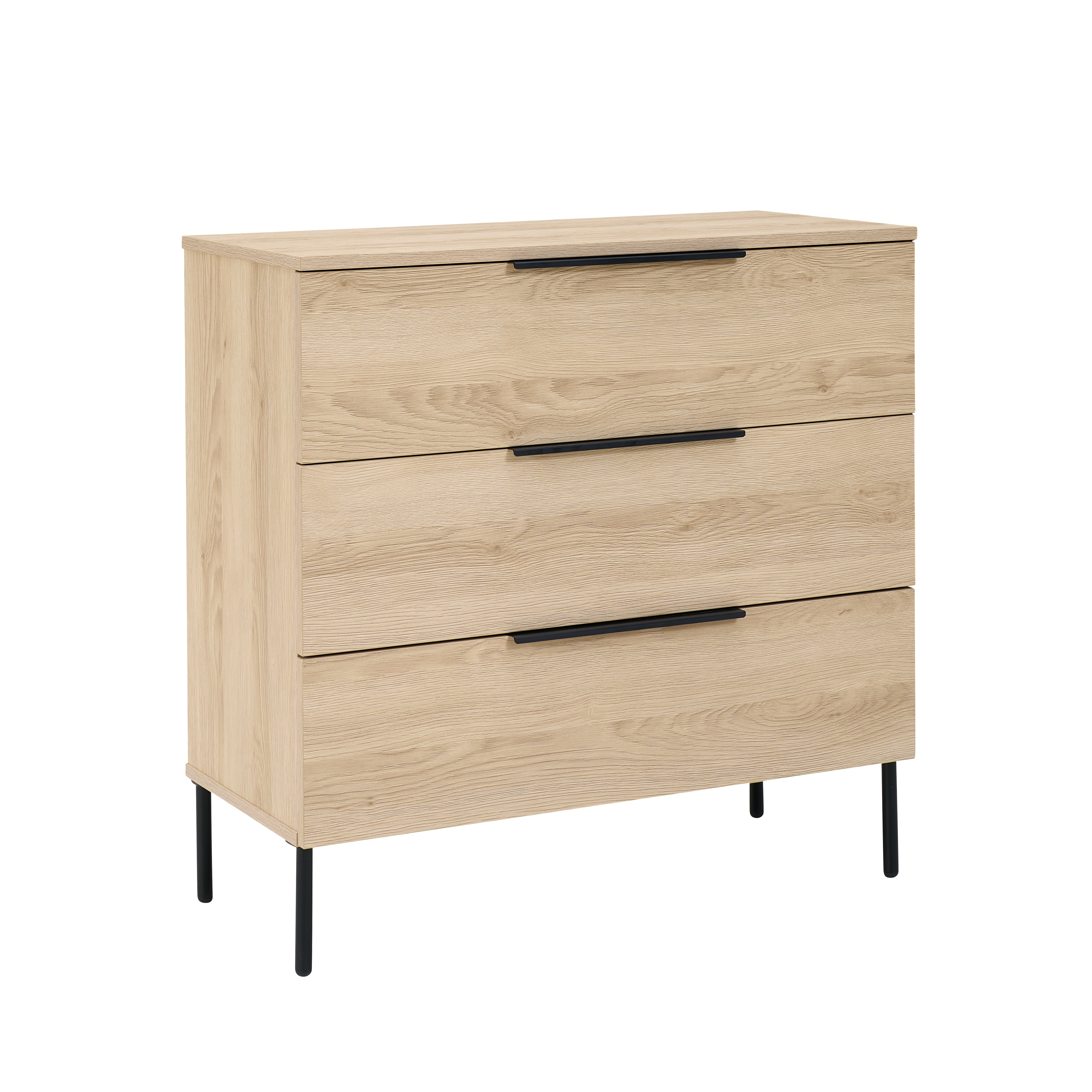 Luna Natural Wood Chest of Drawers